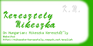 keresztely mikeszka business card